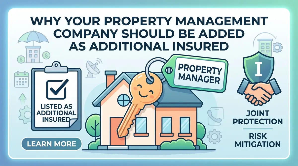 Why Your Property Management Company Should Be Added as Additional Insured to Your Insurance Policy